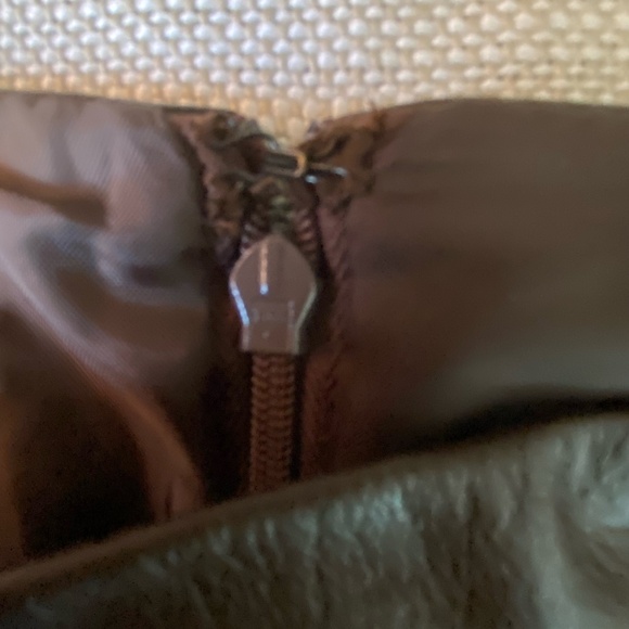 Mix-It Womens Brown Soft Leather Western Casual Skirt- Sz-4 - Picture 8 of 14